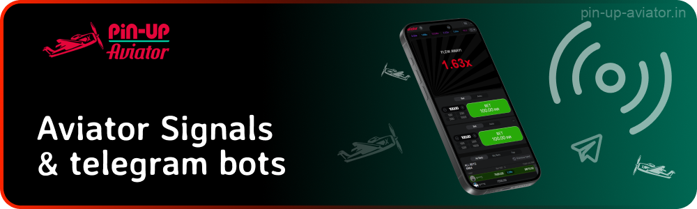 Using Aviator Signals & telegram bots to predict winnings in Aviator Pin Up is a dubious tool with no guaranteed result