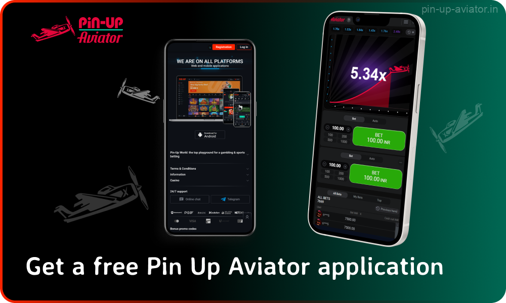 Players from India can download Pin Up Aviator mobile app for android and iOS smartphones and play their favorite crash game anywhere they like