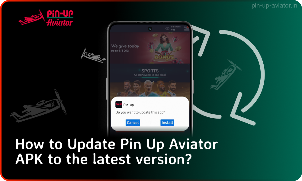 Players need to update their mobile app to play Pin Up Aviator without any problem, for this you need to follow some simple steps