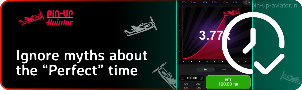 Aviator Pin Up players in India should not give much credence to myths about the "ideal" time to play, as the game algorithms are not time-based and are randomly generated