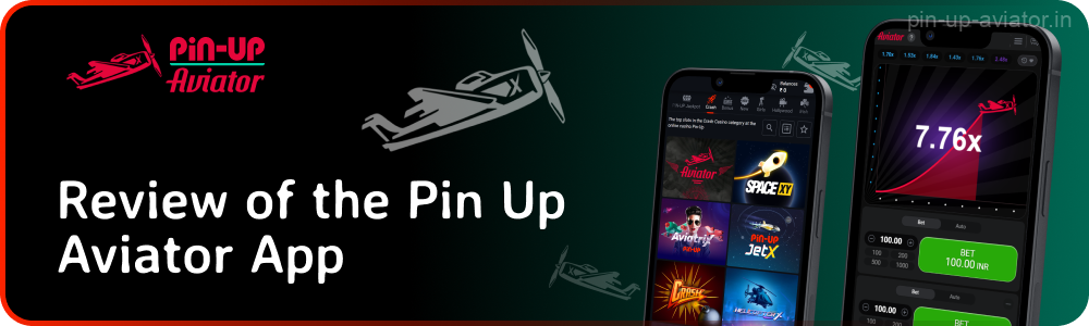 Pin Up offers a convenient mobile app for online casino gambling, providing quick access to register, deposit and start playing Aviator in India