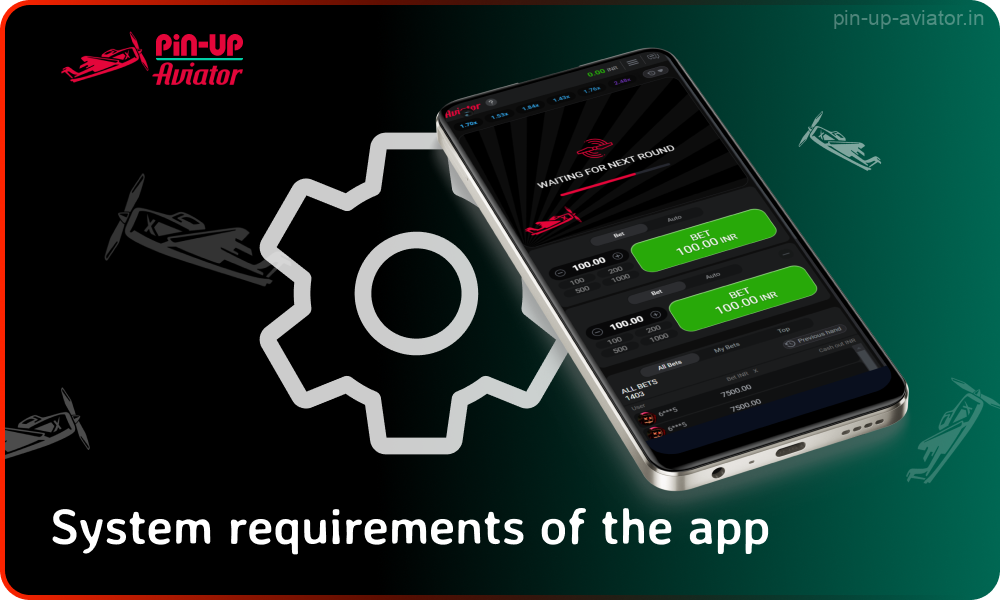 For the Pin Up Aviator mobile application to work correctly, the user's device must meet the minimum system requirements